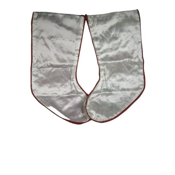 Cross Stitching Christmas Stocking 16.75 In Unfinished Lined Zipper Snowmen - Picture 4 of 5